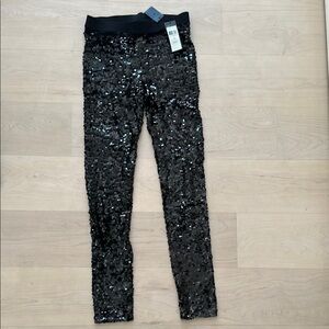 BCBGMaxAzria Black Leggings with Stretchy Waistband